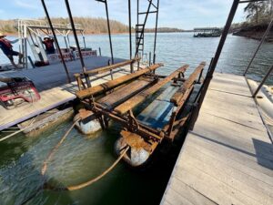 30x30' Used Steel Dock Lake Hartwell - $6,800 - - 7