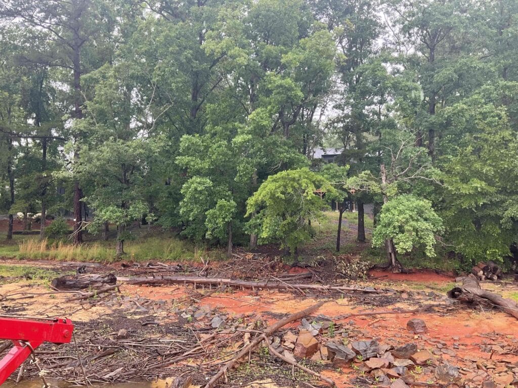 Before Erosion Control on Lake Lanier