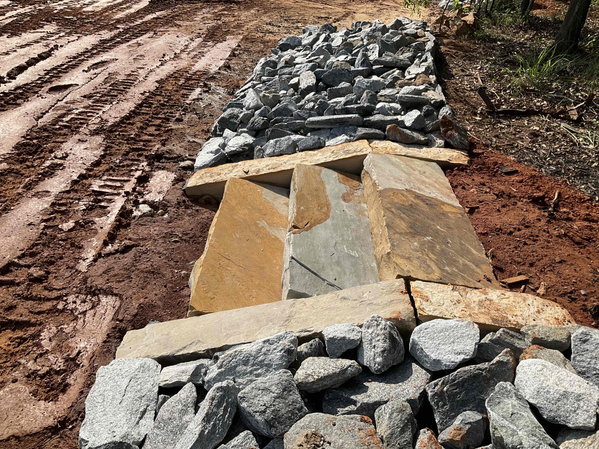 Rip Rap Erosion Control on Lake Lanier