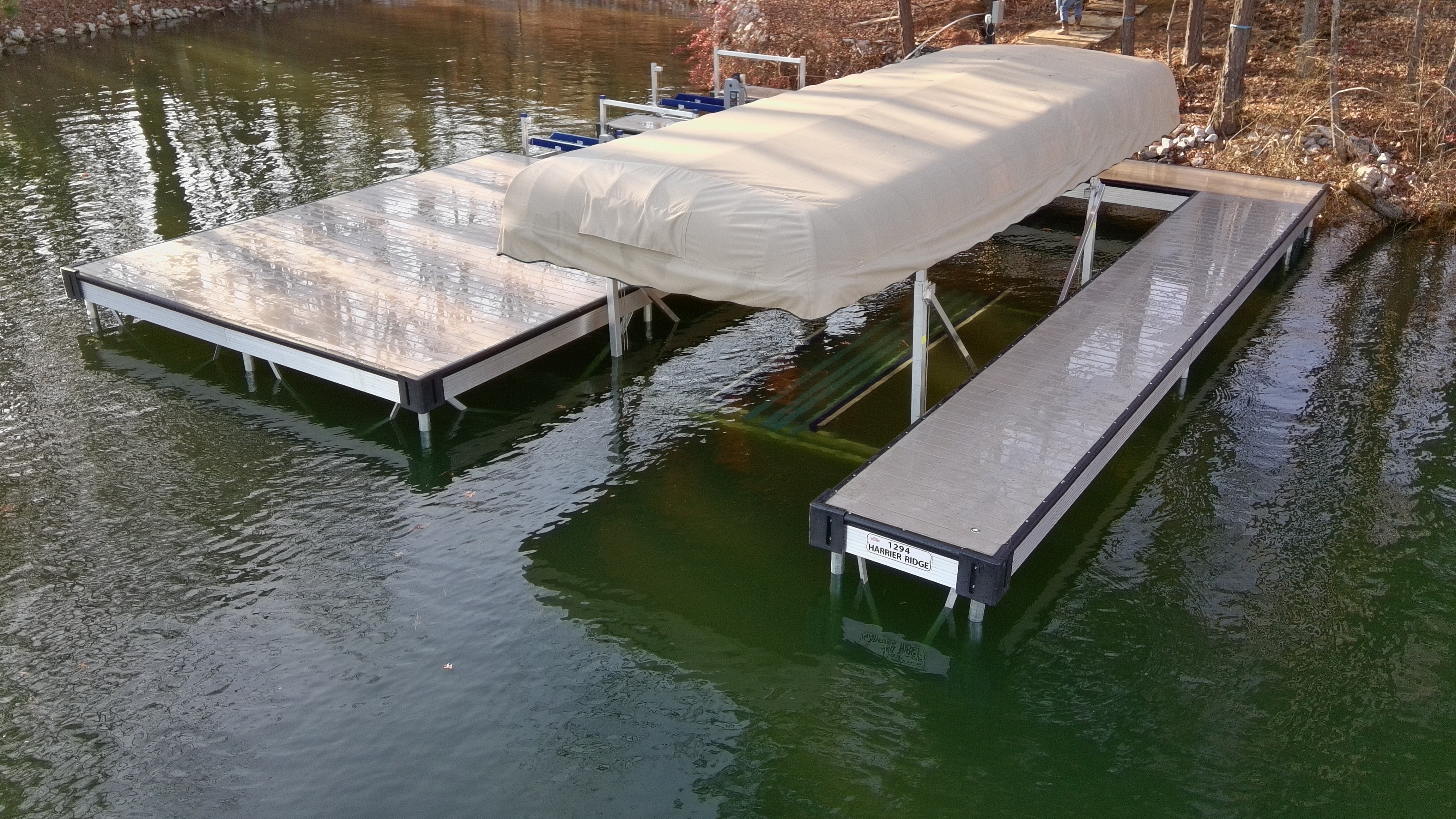 Boat Dock Construction on Lake Oconee
