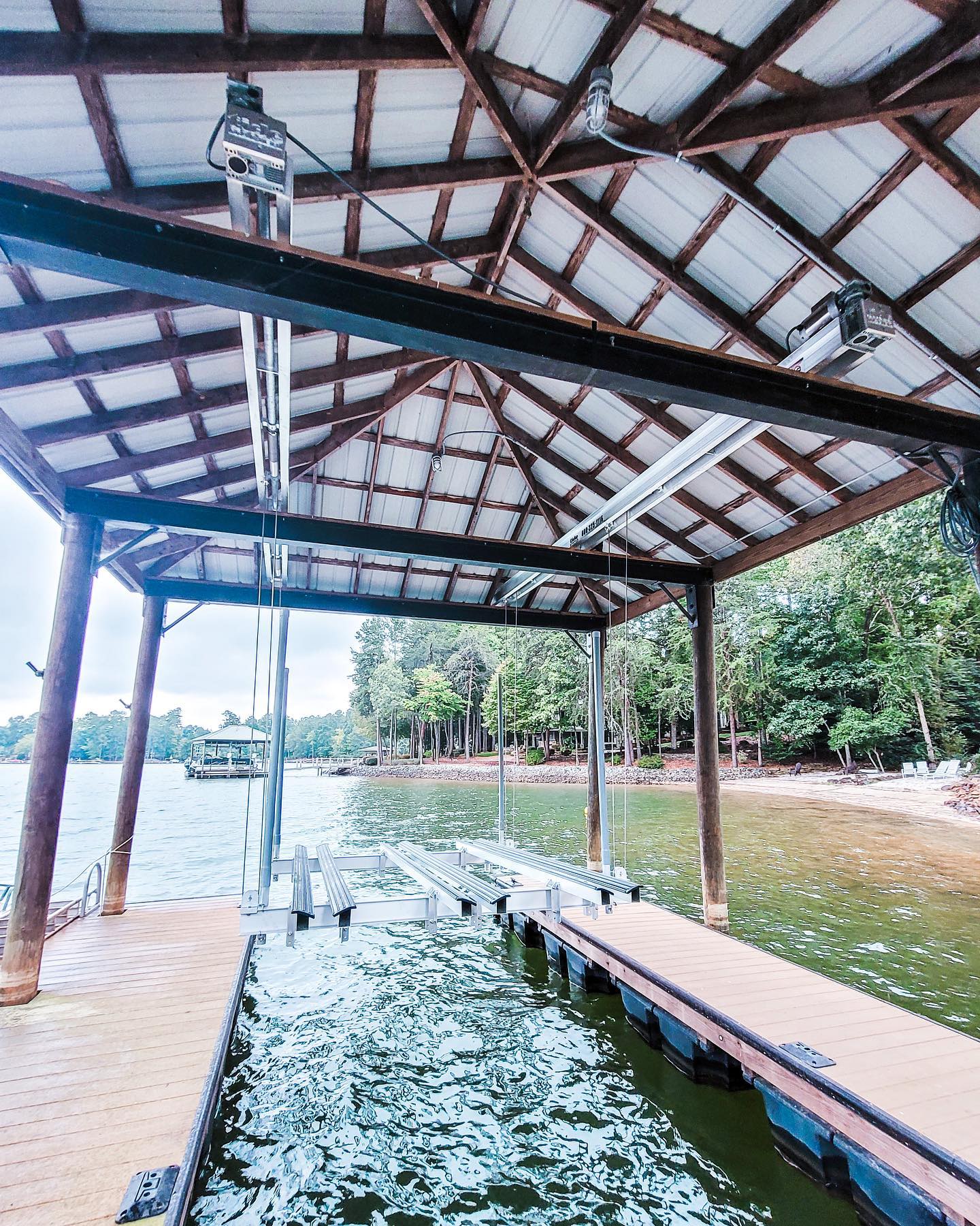 Tide Tamer Boat Lift for Lake Sinclair Docks